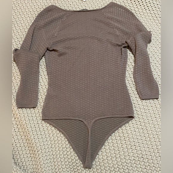 NWT Abercrombie Pointelle Squareneck Bodysuit - Picture 9 of 9
